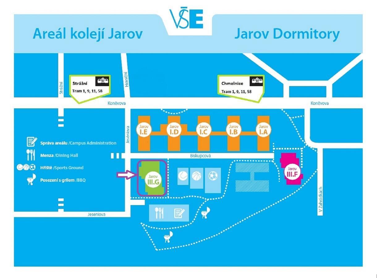Hostel Jarov III. F Prag Exterior foto